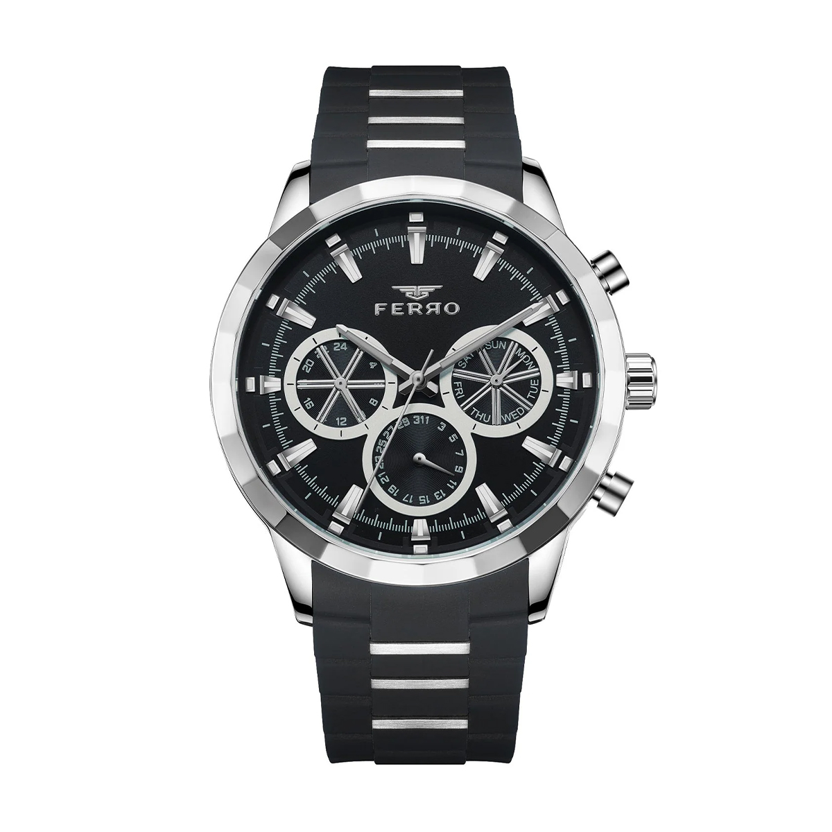 MONTRE FERRO HOMME M.FONCTION SILICONE